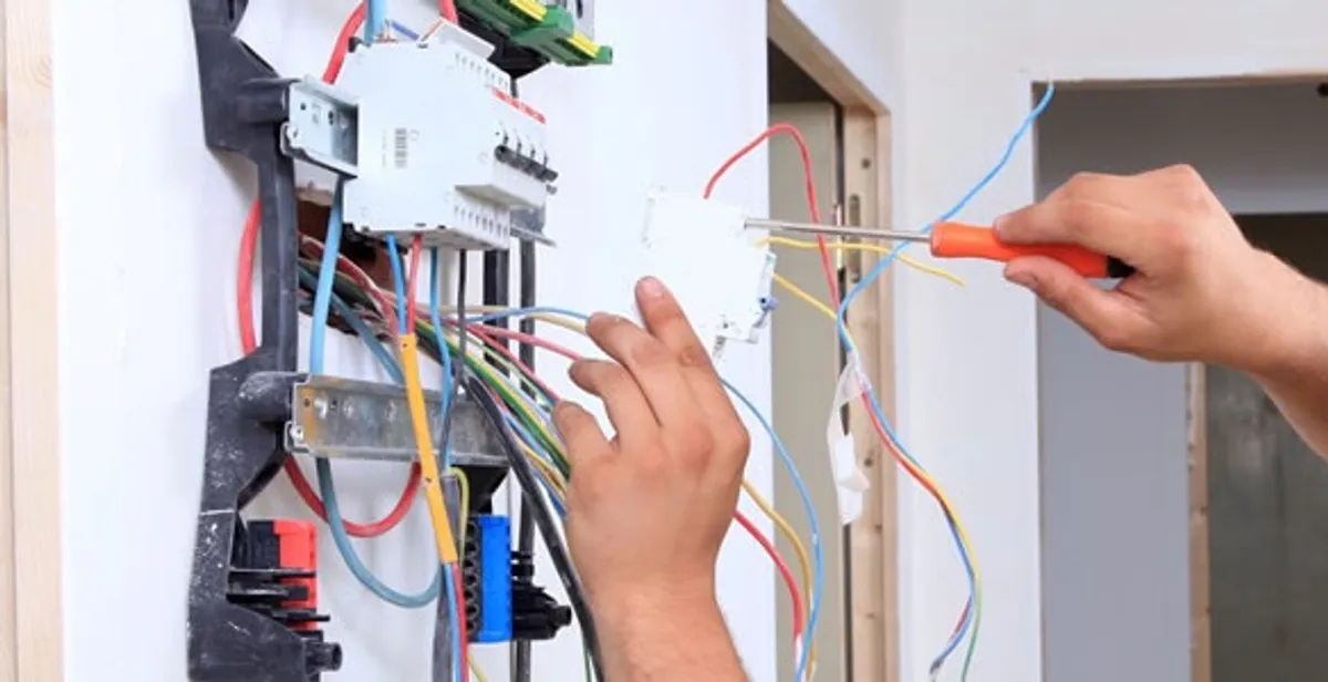 electrician services performing residential electrical panel wiring in West Palm Beach, FL
