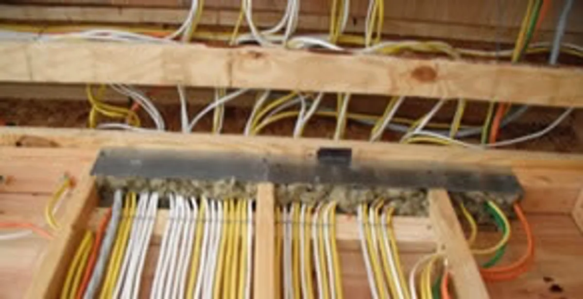 new construction wiring services with organized electrical rough-in performed by licensed electricians in West Palm Beach, FL